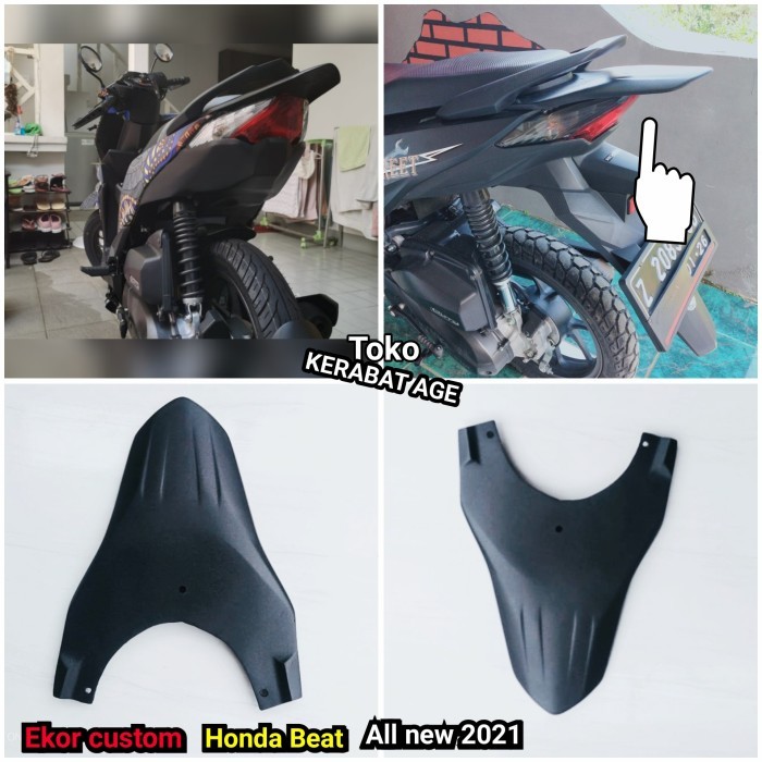 Aksesoris beat 2021 all new deluxe & street led variasi ekor tail