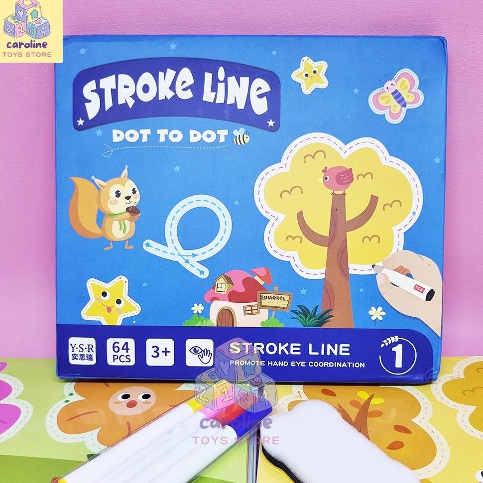

BISACOD Buku Aktivitas Worksheet Anak 2 3 4 Tahun Buku Edukasi Anak Bisa Dihapus Wipe And Clean Activity eqw-68