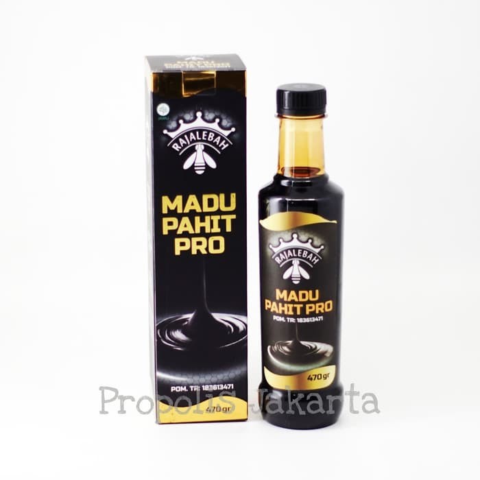 

Madu Hitam Pahit Pro Raja Lebah plus Propolis POM BPOM Asli Original