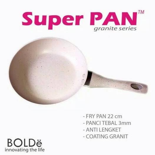 Super Pan Bolde Granite Series|Fry Pan 22Cm| Superpan