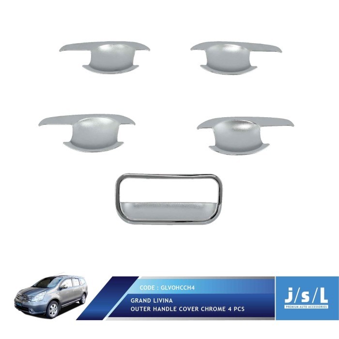 Nissan Grand Livina Outer Handle Cover Chrome/Aksesoris Grand Livina