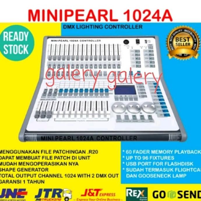 Mixer Lampu Panggung Minipearl 1024A Dmx Controller  Ready