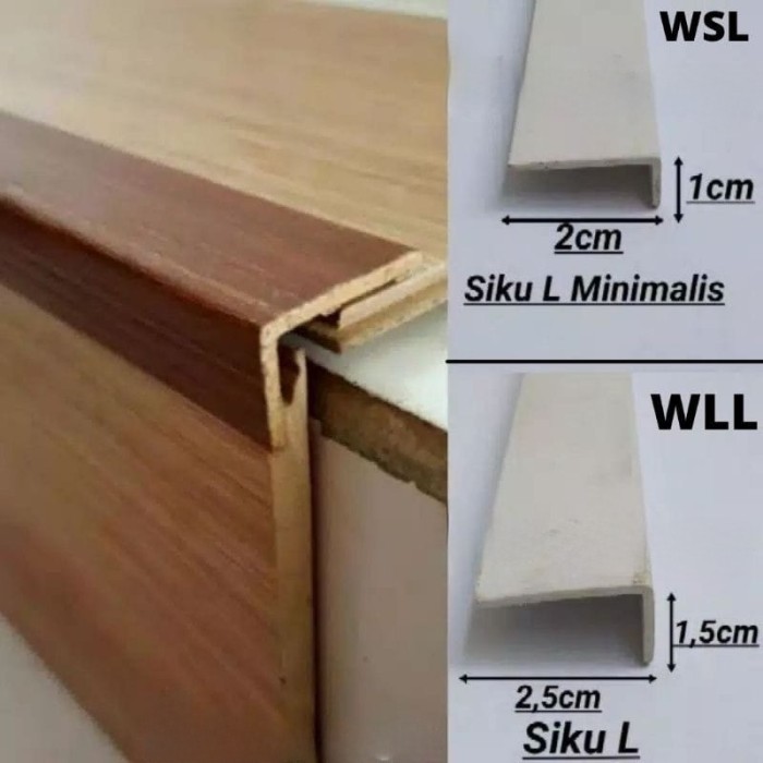 Wll List Siku / List Siku Tangga Pvc / Lis M Parkit / List L Pvc Diskon