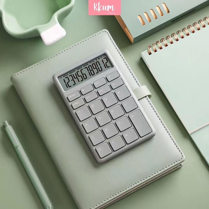 

TERLARIS Kalkulator 12 digits aesthetic/ Calculator simple electronic VE29