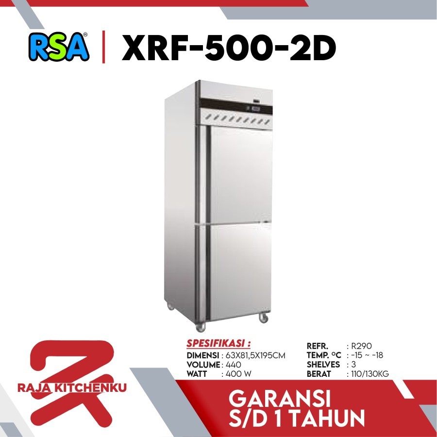 RSA UPRIGHT FREEZER XRF-500-2D /XRF 500 2D /XRF5002D