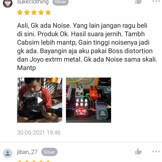 Adaptor Power Supply Efek Gitar Dc Tank Avtpedals 10 Chanel