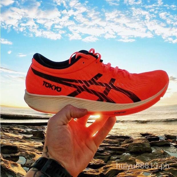 Asics Metaracer Tokyo Racing Shoes Running Shoes Carbon Plate Running Shoes Syting Absorption Lighta