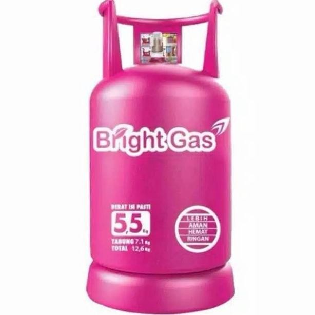 BRG BARU Tabung Gas Tabung Bright Gas pink 5.5kg Kosong tanpa isi