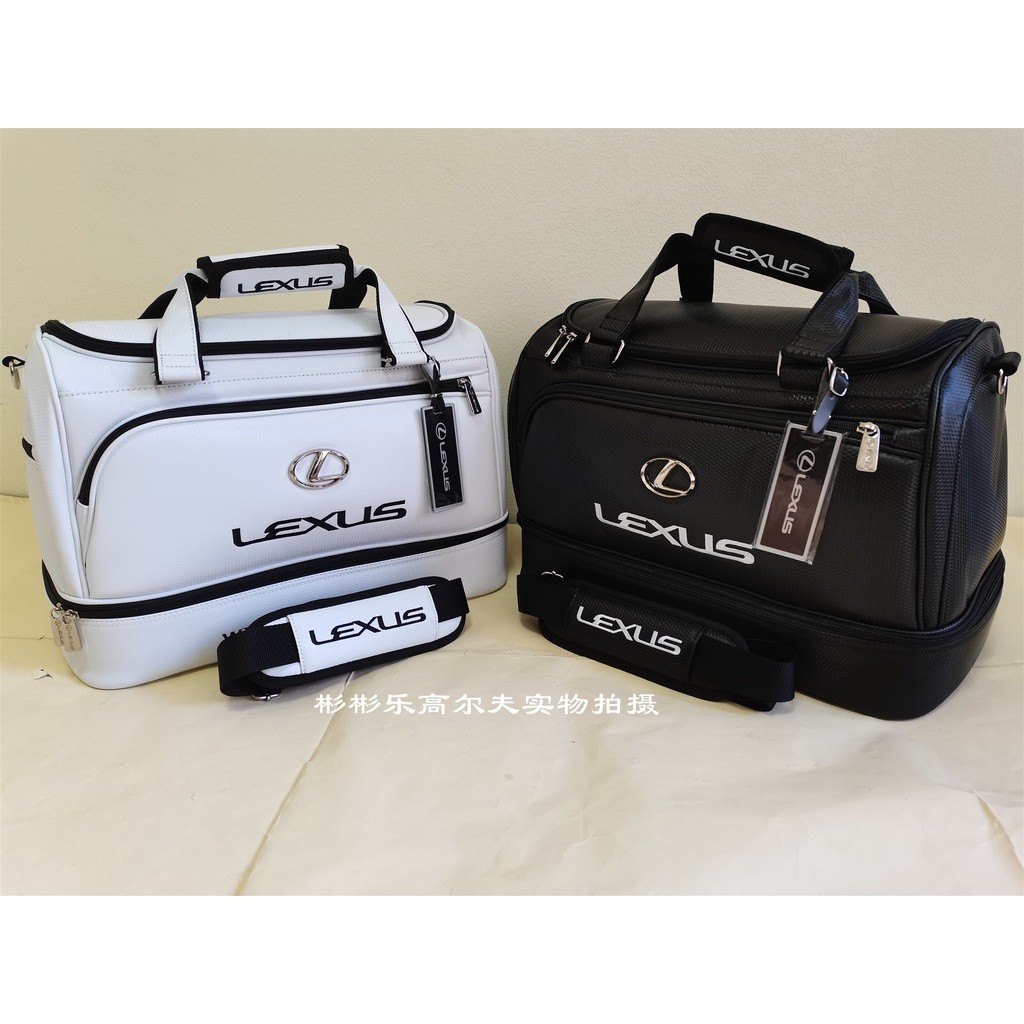 M.u Sports Golf Clothing Bag Kapasitas Besar Ransel Tahan Air Tamas Perjalanan Bahu Ganda Lapisan Le