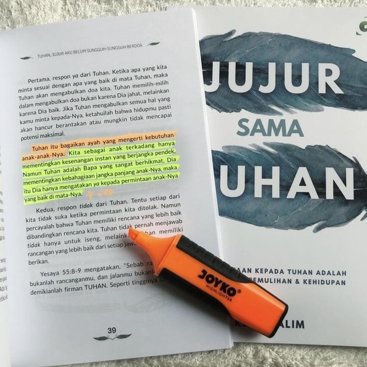 Mega Sale Buku Jujur Sama Tuhan - Buku Revy Halim (Buku Rohani Kristen) Premium