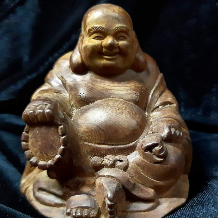 Sani - Patung Kayu Budha Ketawa