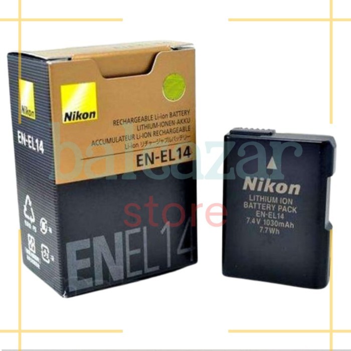 TERBARU baterai battery nikon EN-EL14 enel14 kamera D3100 D3200 D5100 D5200
