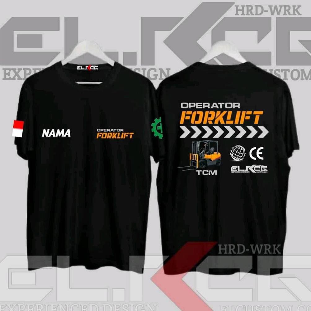 Promo Kaos Operator Forklift Indonesia Baju Custom Oversize Pria Dan Wanita Masakini