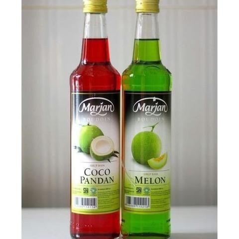 

Sirup Marjan Melon atau Cocopandan 1 Dus isi 12 Botol x 460ML