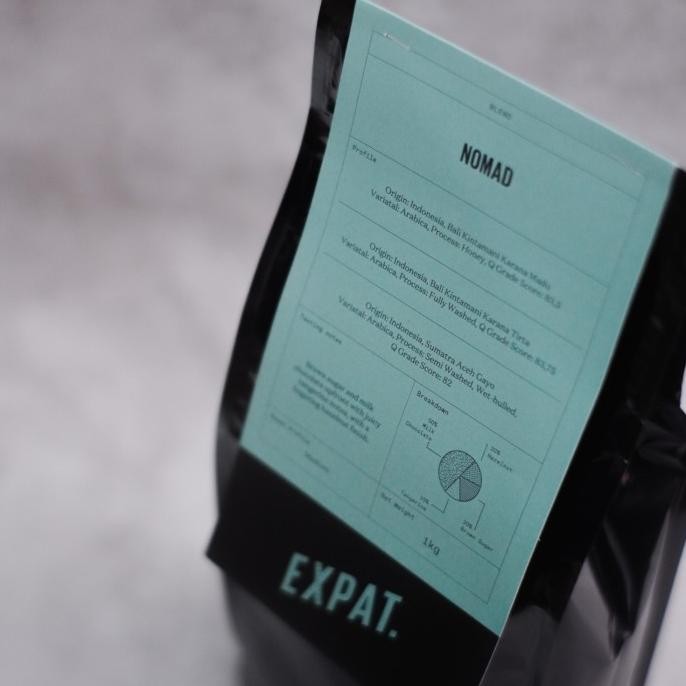 

Expat Roasters Nomad Espresso Blend Biji Kopi /bubuk Arabika 1kg