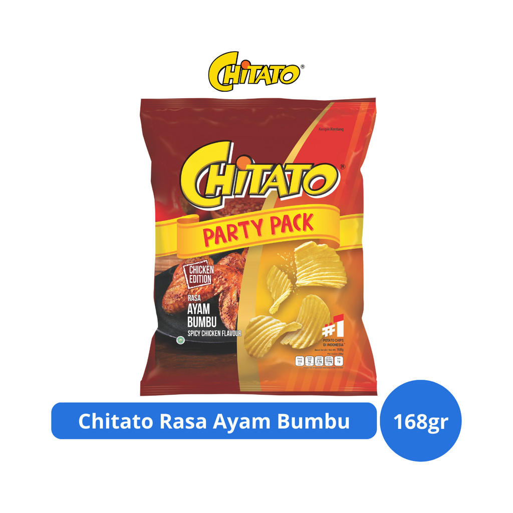 

Chitato Keripik Kentang Rasa Ayam Bumbu 168gr