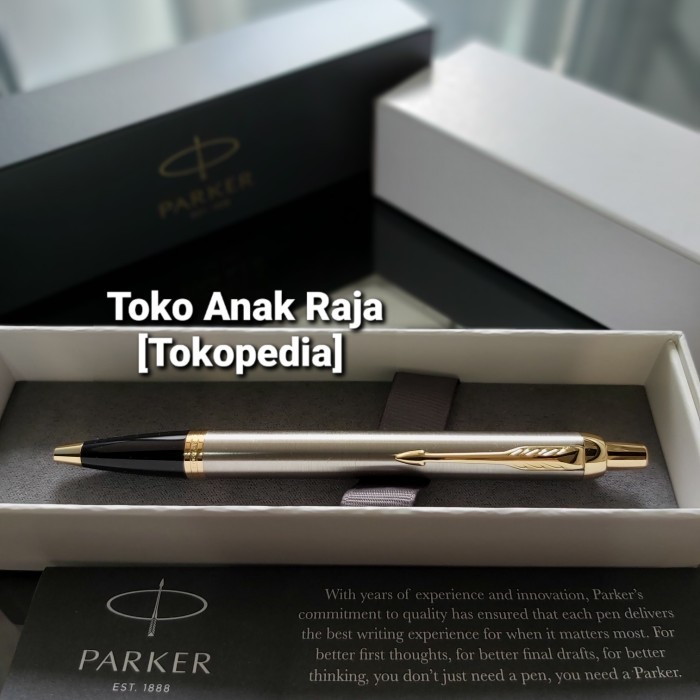 

Pen Parker Im Lux StainlessBlack GT Ballpoint