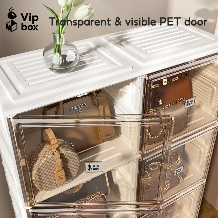 ANTBOX Lemari Tas / Rak Tas / Rak Helm / Kabinet 4 - 10 Box nimalis