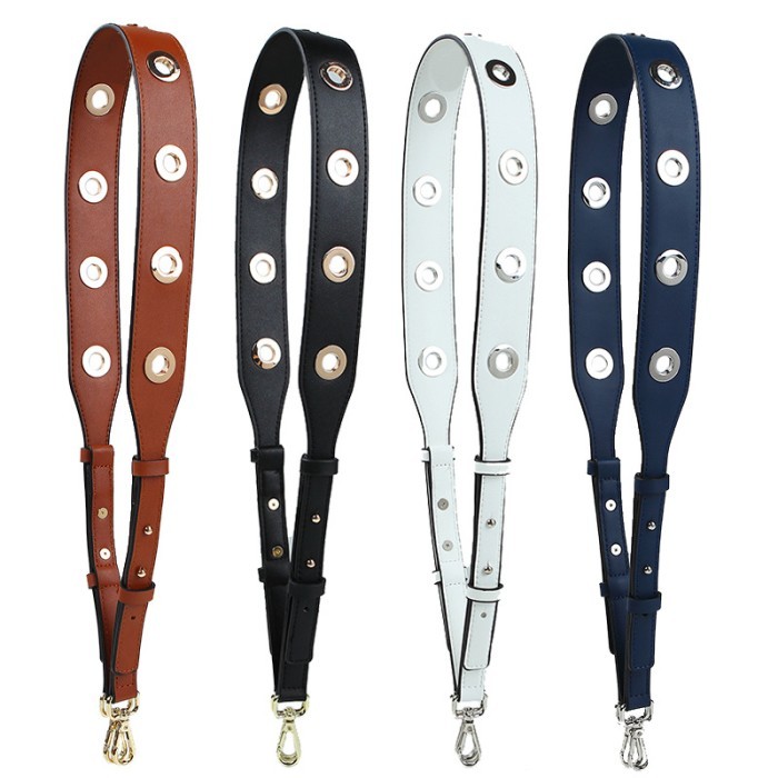 Bag Strap MK Ring Leather Bag Straps Tali Tas Adjustable 105cm-112cm