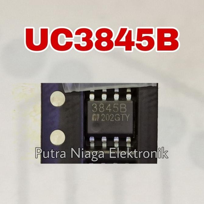 Murah ic UC3845B SMD SOP8 UC3845 High Current Mode PWM Controller 3845 putr4n Berkualitas