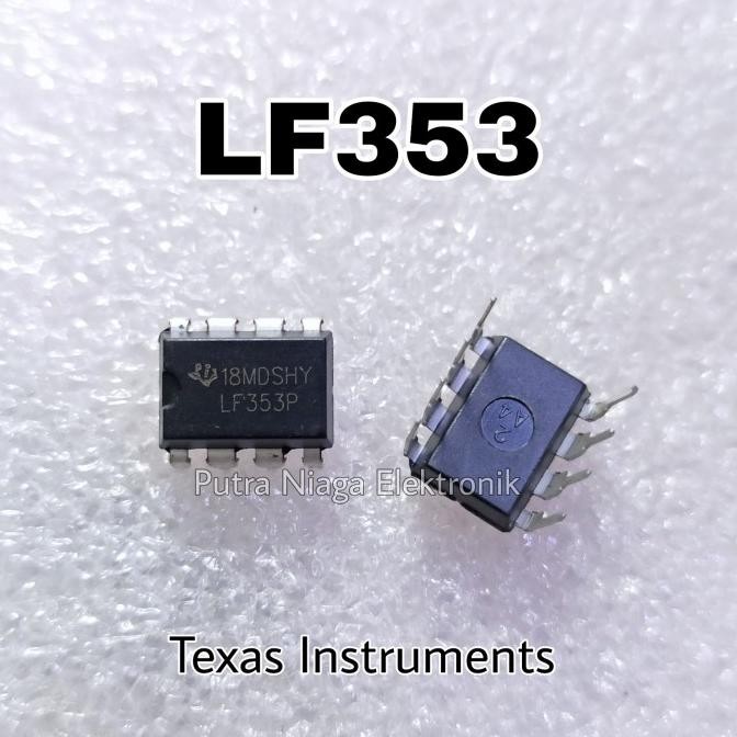 ic LF353N Dip 8 Pin / LF353 N High Quality putr4n Berkualitas