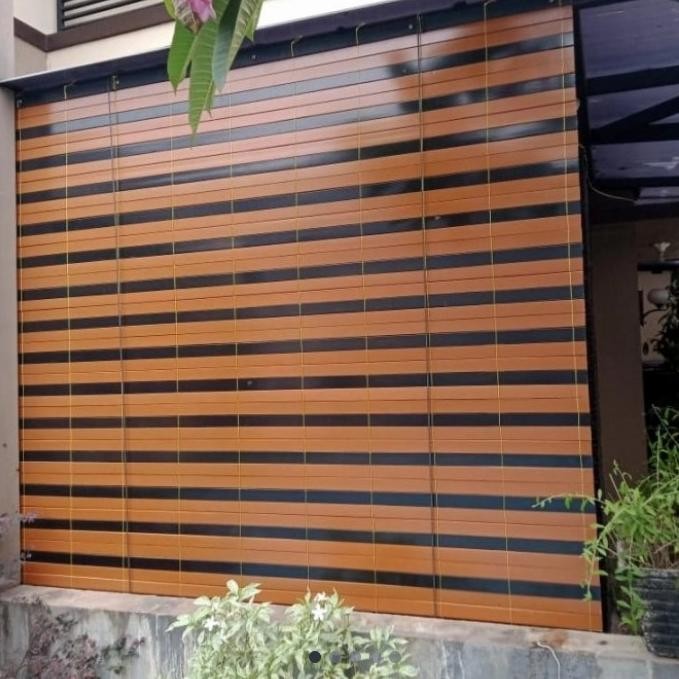 tirai pvc outdoor 01 #gordeng#pvc#kayu#indoor#outdoor#ditributor#