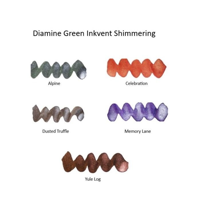 

Diamine Inkvent Green Edition - Shimmer (50ml)