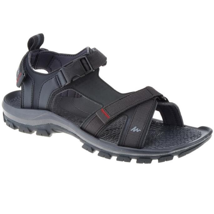 Decathlon Quechua Sandal Gunung Pria Hitam