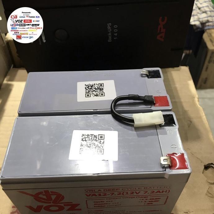 Aki baterai kering Ups Apc BX1400UMS BX1400U-MS Battery Compatible RBC