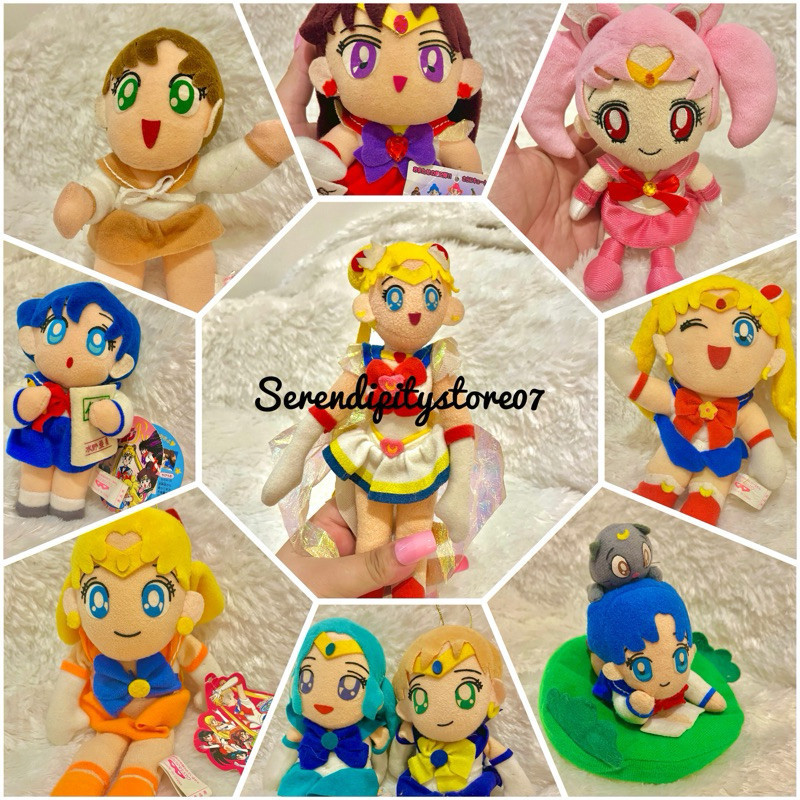murah boneka sailormoon and friends ori japan preloved premium