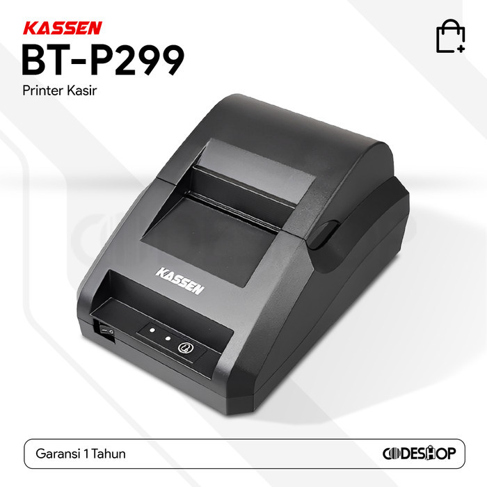 

Terlaris Kassen BTP299 Mini Printer Struk Kasir Cetak Kertas Thermal 58mm SALE