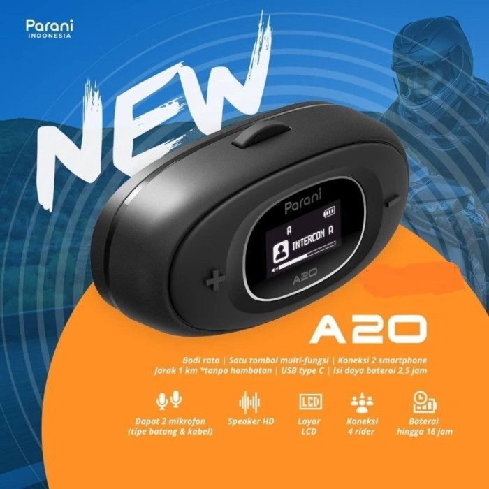 Parani A20 Motorcycle Bluetooth Intercom