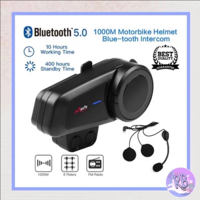 Maxto M2 Intercom 6 Rider / Intercom Maxto M2 6 Rider Terlaris 
