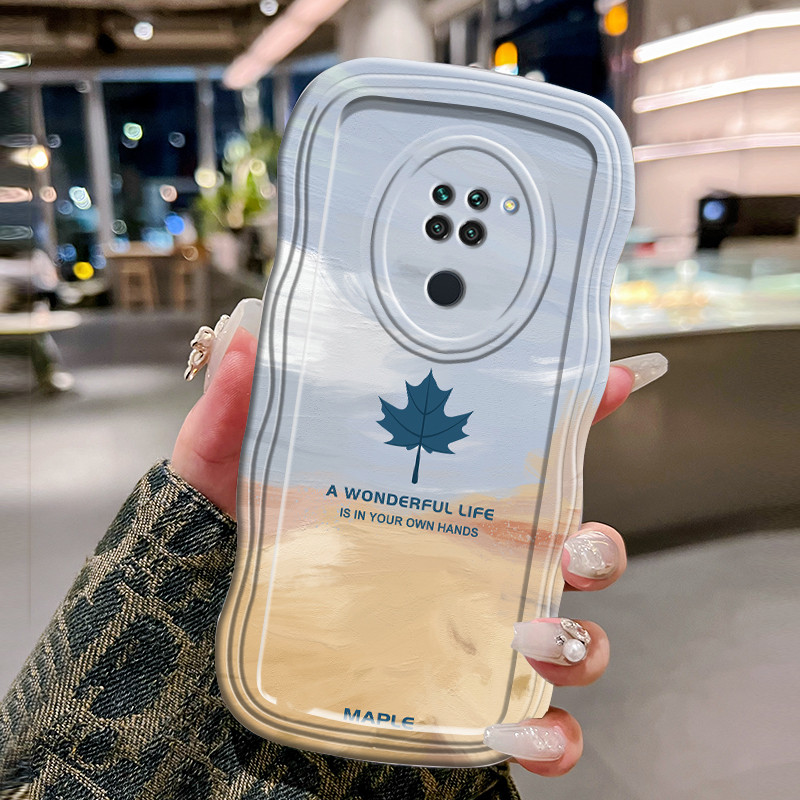 Casing Hp Untuk Xiaomi Redmi Note 9 4G Note 9s Note 9 Pro POCO M2 Pro Case Casing pola daun maple Ka