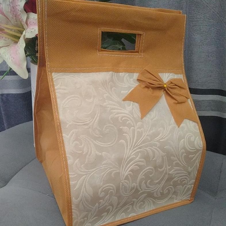 

COD (1 lusin =12 psc)tas hajatan bambu embos kombinasi 75 GSM harga lusinan eag-124