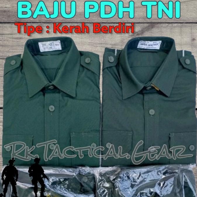 BAJU PDH TNI AD SRITEX 888 - SERAGAM SETELAN PDH PEMBAGIAN TNI AD ,