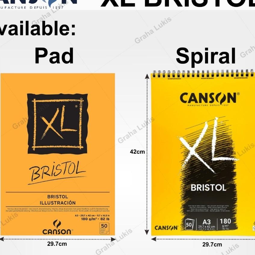 

Canson Xl Bristol Pad / Spiral - A3
