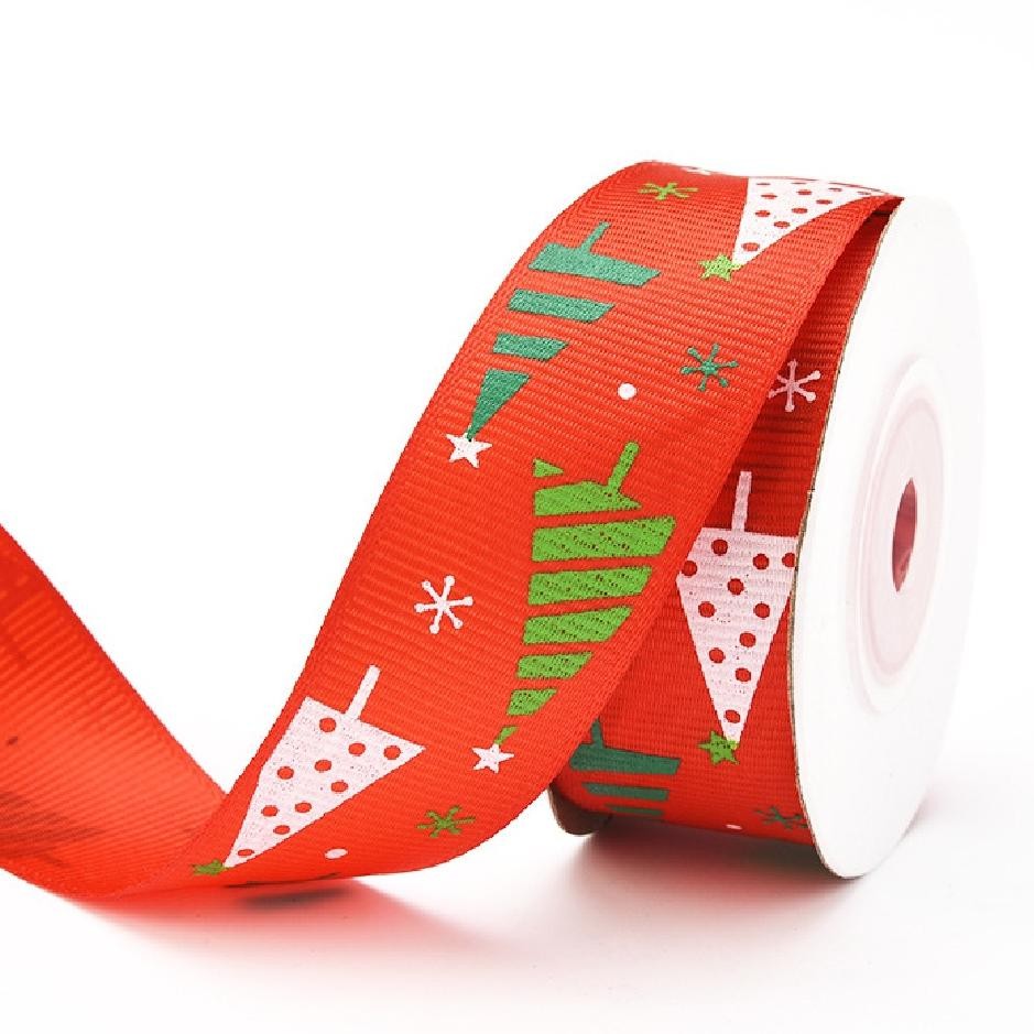 

TERMURAH 1 ROLL Pita Natal 2,5cm - Ribbon Premium Christmas PS111 df-8