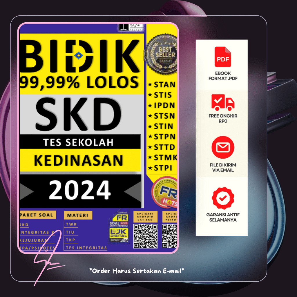 

1422. BIDIK 99,99_ LOLOS SKD SEKOLAH KEDINASAN 2024