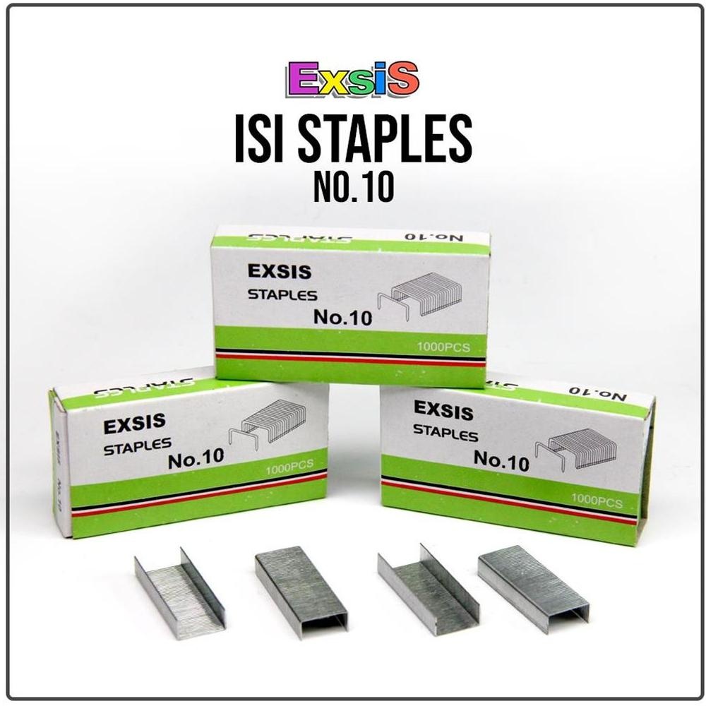 

Isi Staples EXIS NO 10 / 1 ktk Isi Staples Kecil