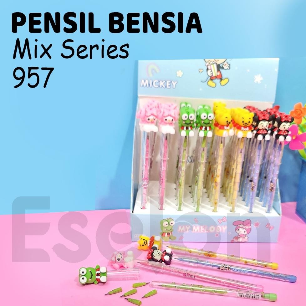 

1pc Pensil Bensia Fancy Karakter / Pensil sambung susun