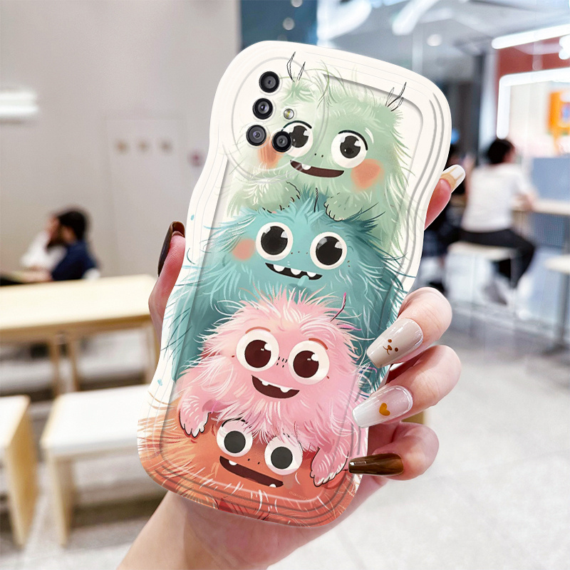 Casing Hp Untuk Samsung Galaxy A51 M40s Case Casing HP Softcase Monster mewah Kesing transparan gelo