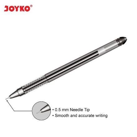 

Pulpen Gell Joyko GP - 262 Skill Gel Pena Tip 0.5 mm Tinta HItam Gel Pen SATUAN ABG