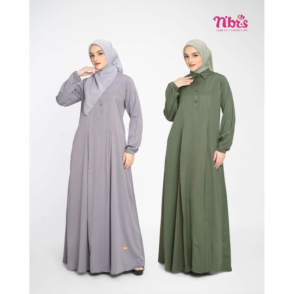 GAMIS NIBRAS RESYA 141 / GAMIS NIBRAS TERLARIS 2024 / GAMIS NIBRAS TERBARU 2024 / DRESS NIBRAS TERMU