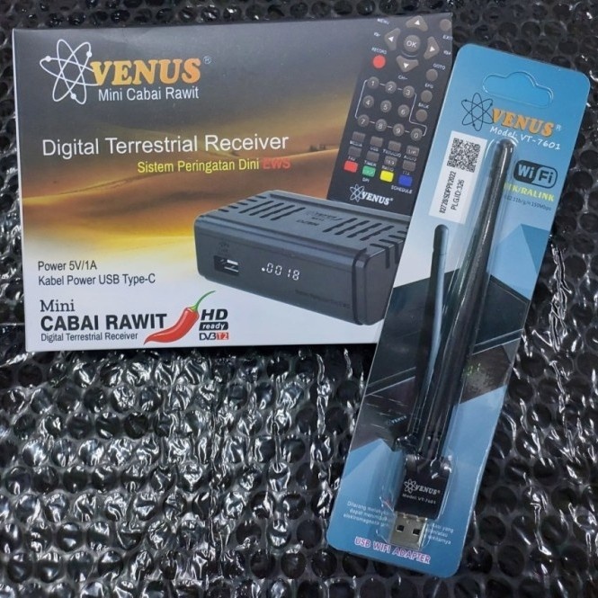 Set Top Box ni TV DIGITAL DVB T2 /DVBT2 Venus Cabai Rawit ni