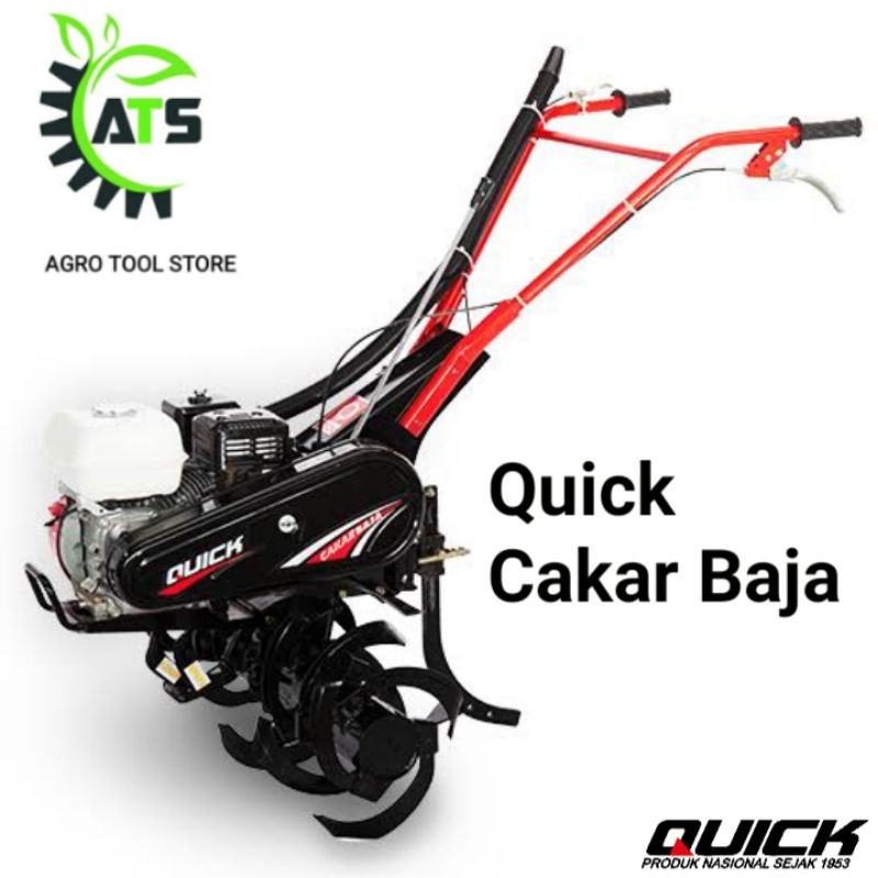 PANA Mesin Traktor Bajak Sawah Ladang Quick Cakar Baja Engine Honda GX200 GX160 Siap Pakai Agro Tool