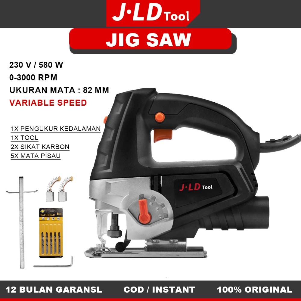 PANA JLD Jig Saw Laser 580Watt Gergaji Listrik Mesin Potong Jigsaw jld tools Mesin Gergaji Ukir