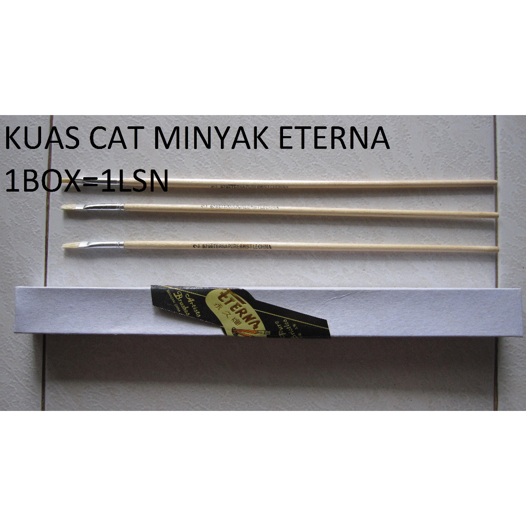 

Kuas Lukis Cat Air / Cat Minyak / Cat Akrilik / Kuas Bulu ETERNA