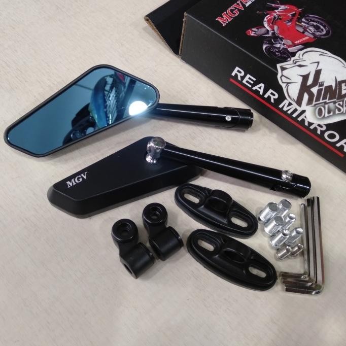 spion motor variasi nmax pcx xmax aerox ninja cbr r25 r15 kaca biru
