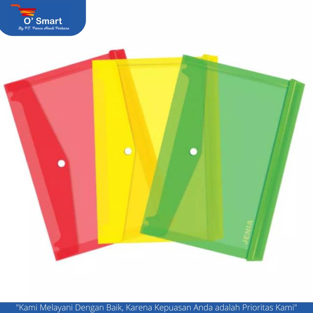 

Media Kita Map Plastik Kancing Uk.Folio Warna Per 1 pcs